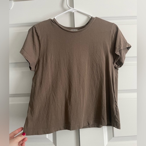 Agolde Tops - Agolde Brown Short Sleeve Tee Medium